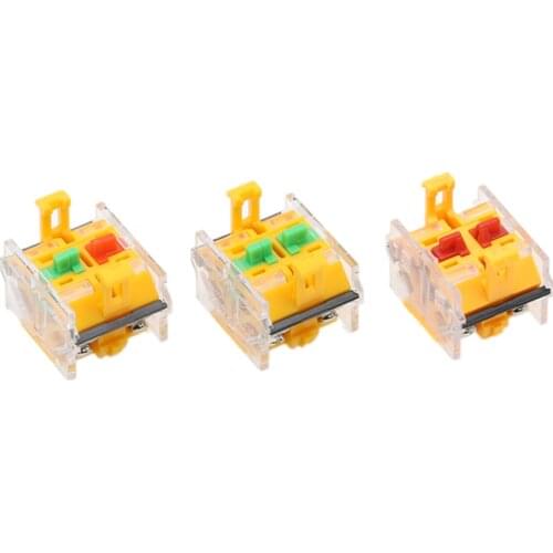 10Pcs Silver Contact for push button switch LA38/39 1NO1NC 2NO DIY accessories