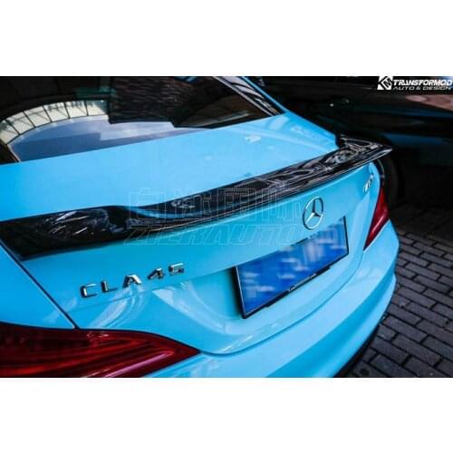 Car Styling 2013-2017 Years R Style Carbon Fiber Rear Roof Spoiler Wing For Mercedes CLA Spoiler CLA45 W117 C117 cla 200 250 260
