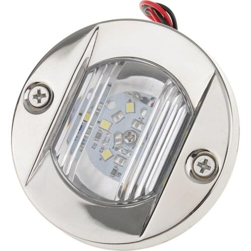 LED Stainless Steel Stern Cockpit Transom Boat Navigation Light Bulb for Yacht/Marine IP66