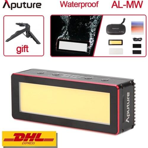 Aputure AL-MW 10W IP68 10M Waterproof Mini LED Video Light Built-in Lithium Battery for Underwater Lighting 5600K Daylight AL MW