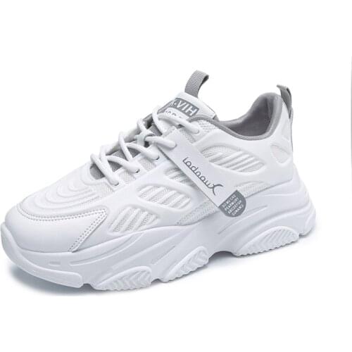 Casual Running Shoe for Woman Platform Vulcanize Shoes Thick Bottom Fashion Breathable Womens Chunky Sneakers Female 2021