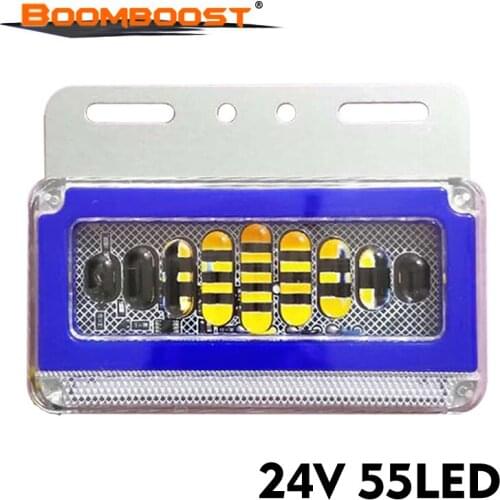 Car Light Led Lens 6D 24V Rear View Light Turn Signal Driving Warning Light 5 Colors Waterproof King Kong Water Side Light 1 PCS