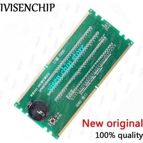 100% New original Desktop DDR2 DDR3 Memory RAM Slot Tester with LED DDR2 DDR3 Slot Tester for Desktop Motherboard