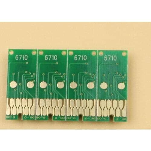 5 PCS T6710 Maintenance tank chips for Epson WorkForce WP4020 4530 4540 4011 4511 4521 4531 4025 4015 4515 waste tank chips