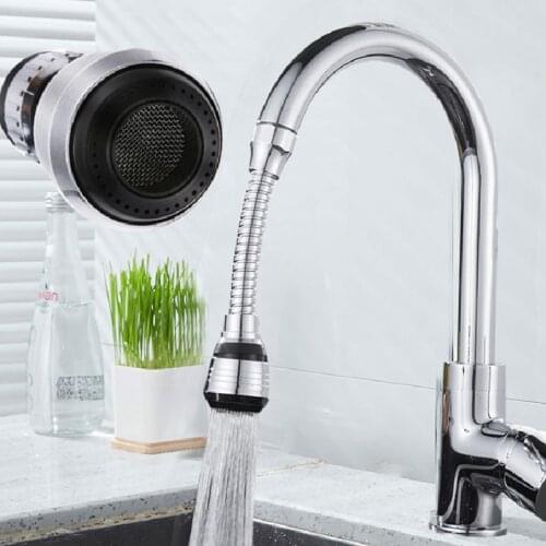 2 Modes Faucet Bubbler 360 Degree Rotation Extension Tube Adapter Shower Connector Tap Nozzle Filter Aerator Kitchen Accessories