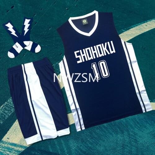 Ainiel SD Shohoku Jerseys Men Ball Cosplay Costume Hanamichi Sakuragi Kaede Rukawa Mitsui Hisashi Jersey Basketball suit