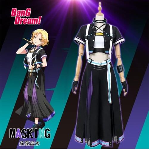 Anime Bang Dream! Sato Masuki Cosplay Costume RAISE A SUILEN Dress Christmas Halloween Free shipping CG812LHY