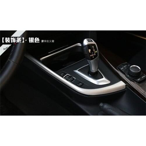 Yimaautotrims Transmission Shift Gear Shift Panel Decoration Cover Trim Fit For BMW 3 Series / GT F30 316i 320i 328i 2013 - 2017