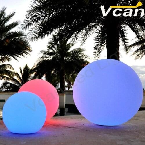 Dia30cm Modern Art Decor LED Floating Swimming Pool Ball Lamp Creative Modern lamp lighting for Christma Decor