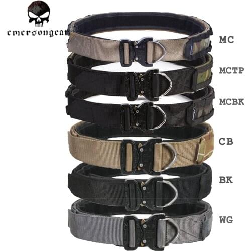 Emerson1.75-2inch One-pcs Combat Belt Tactical Heavy Duty Buckle Pistol EDC Belt EM9342