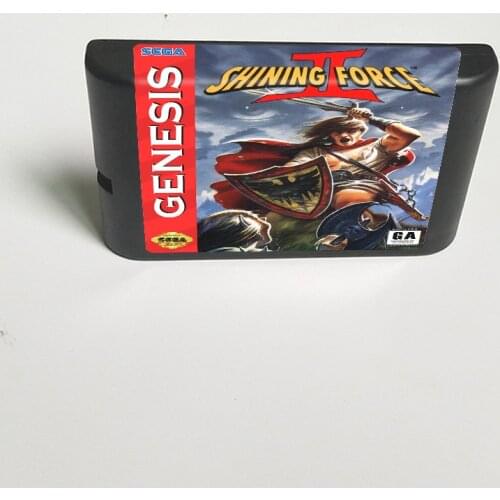 Shining Force II (Battery Save) - 16 Bit MD Game Card for Sega Megadrive Genesis Video Game Console Cartridge