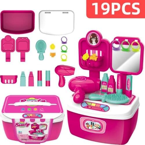 Hot Sale Simulation Children Pretend Play Role Play House Toy Kitchen Make Up Doctor Set Kitchen Cooker Set Boy Girl Toys