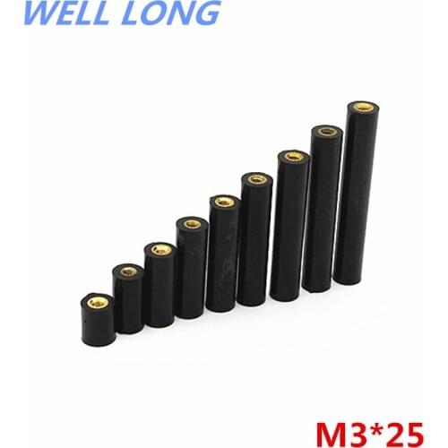 M3*25 cylindrical screw threaded column double internal thread isolation column bakelite column kit