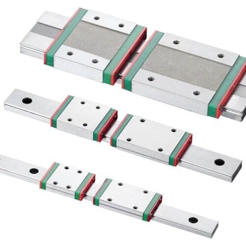 KGT MGW7 MGW12 MGW9 MGW15 L 100 350 400 450 500 600 800mm miniature linear rail slide 1pc MGW9 linear guide 1pc MGW9H carriage