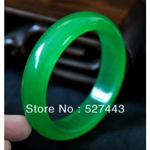 Wholesale free shipping >>Exquisite handwork natural green stone bracelet 60mm
