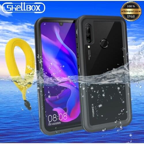 For Huawei P40 Pro Lite Waterproof IP68 Diving Swim Dustproof Silicone Phone Case for Huawei P30 Full Sealed Outdoor Sport Cover