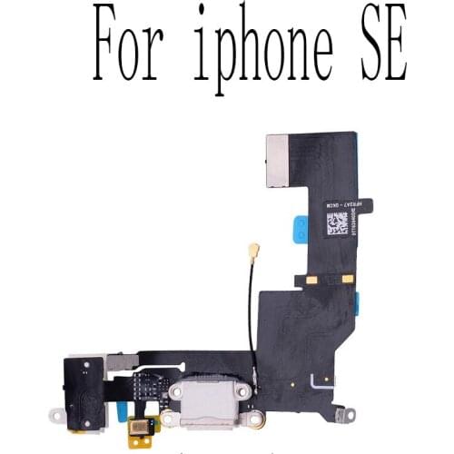 High Quality Charging Flex Cable For iPhone 5S SE 6 6S 7 8 Plus USB Charger Port Dock Connector With Mic Flex Cable