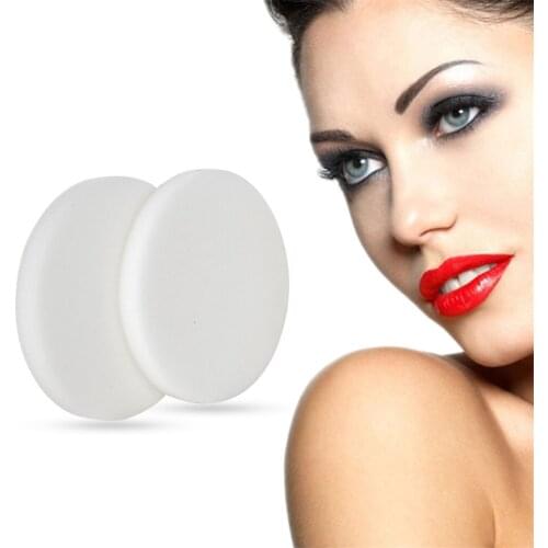 10pcs Face Clean Facial Washing Makeup Remover Sponge Puff Exfoliator Pads