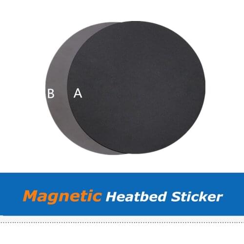 2pcs 3D Printer Parts 200mm Round Magnetic Heat Bed Sticker, FlexPlate 3D Printing Build Plate Tape For Kossel Delta 3D Printer