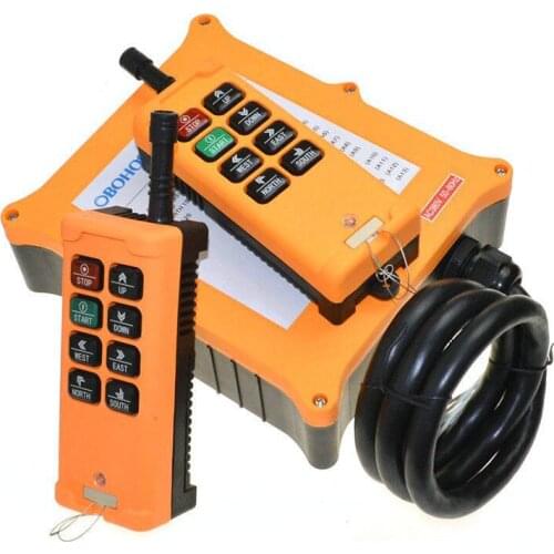 2 Speed 2 Transmitters 8 Channels Truck Hoist Crane Winch Radio Remote Control System Controller