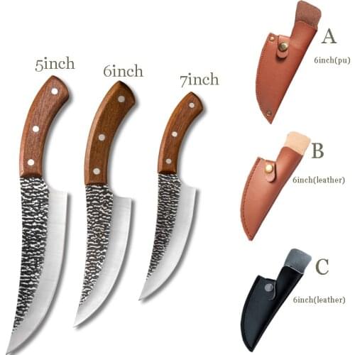 5/6/7 Sharp Blade Knife Set Boning Knife for Fishing Meat Cleaver Fruit Vegetables Cutting Cooking Cutter Butcher Knife