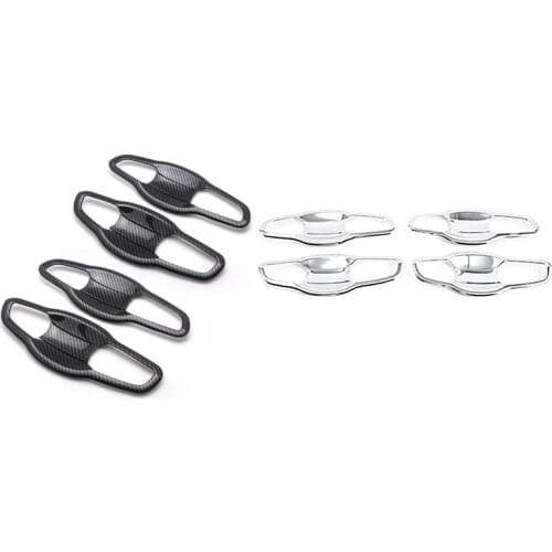 8PCS for Honda CR-V CRV 2017-2021 Exterior Door Handle Bowl Cover Trim Protector Mlolding Accessories