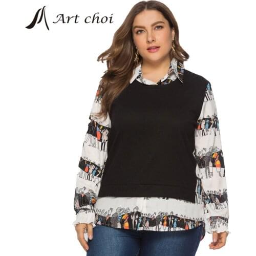Блузки с принтом Art choi China At AliExpress