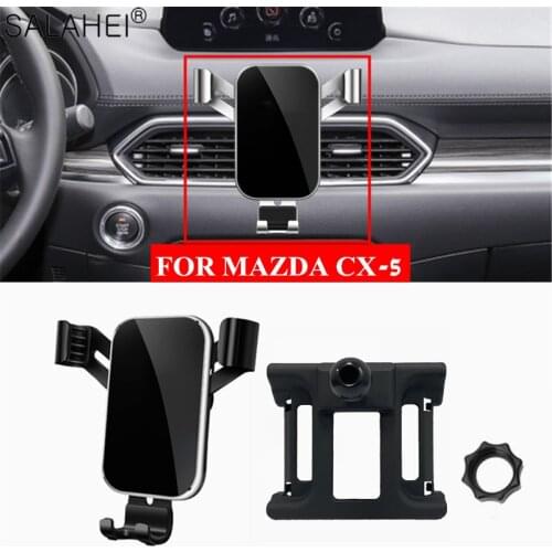 Mobile Phone Holder For Mazda CX-5 2017 2018 2019 Dashboard Mount GPS Phone Holder Clip Stand in Car For IPhone 11 Xiaomi Huawei