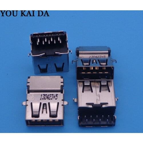 Free shipping 10pcs Original new Laptop 3.0 USB Female Jack USB Connector USB 3.0 for ASUS lenovo HP Samsung SONY ACER ect