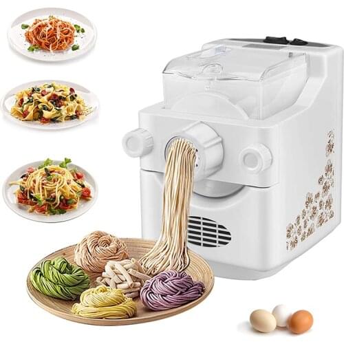 Household Automatic Noodle Maker Machine Pasta Press Dough Mixer for Making Spaghetti, Macaroni, or Dumpling Wrappers
