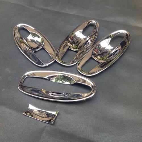 For X-Trail Rogue T32 2014-2020 Door Handle Bowl Holder Cover Trim X Trail Auto Interior Decoration Chrome Car-styling Accessory