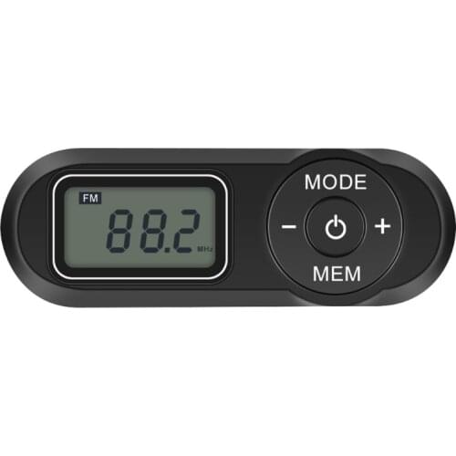 Personal AM/FM Pocket Radio Portable Mini Digital Tuning Walkman Radio, Sports Running Armband,Earphone, Lock Screen for Walk