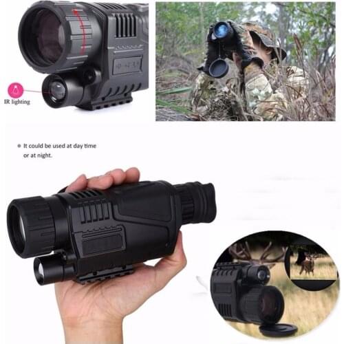 Monocular Infrared Night Vision Device Digital Monocular Telescope Night Hunting Navigator Infrared Video Recording Equipment