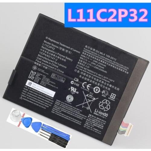 New Original 6340mAh L11C2P32 Battery For Lenovo IdeaTad S6000 S6000-F S6000-H A7600 A7600-HV A7600-F A10-80 A10-80HC