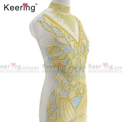 Large Elegant sexy Mixed colors panel for Wedding Dress WDP-249