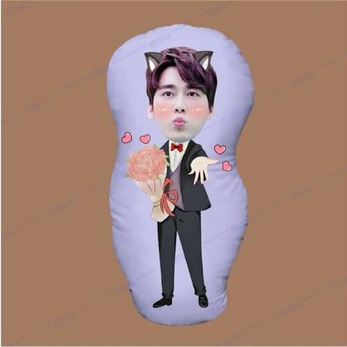 Secret and Great Li Yifeng Humanoid Pillow Real Photos Waiting Surrounding Shaped Pillow Cartoon Doll Waist Cushion Home Decor