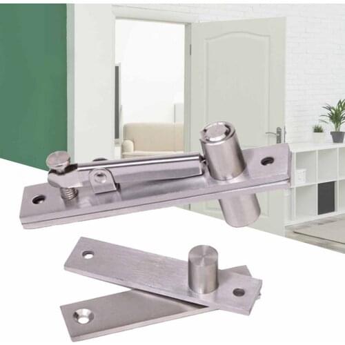 2Pcs Hinges Hidden Rotary Stainless Steel 360 Degree Rotation Heavy Duty Hinges Wood Door Kitchen Furniture Hardware Accessories