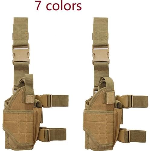 Tactical Nylon Left Right Leg Airsoft Pistol Case For Glock 17 19 P226 M9 Gun Drop Universal Thigh Gun Pouch Adjustable Holster