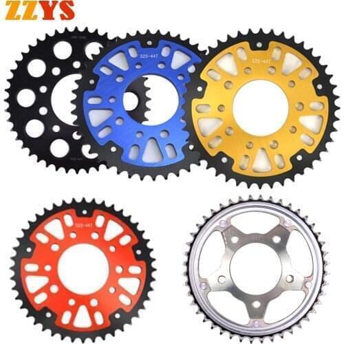 525 44T 110mm Motorcycle Rear Sprocket Gear Staring Wheels For Honda CB400 CBR400 CBR400F CBR400R Aero VLX400 Shadow CBR VLX 400