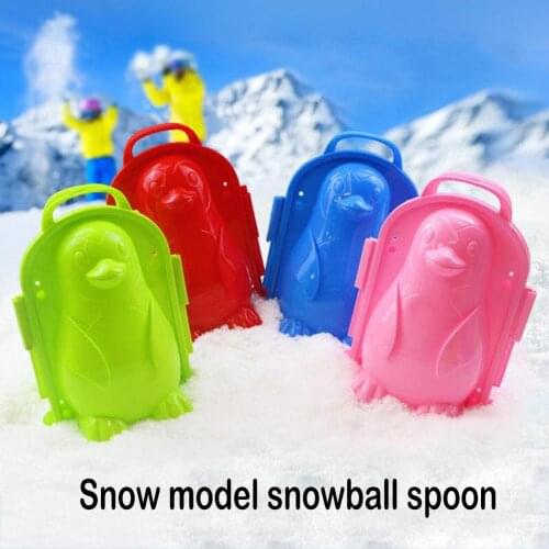 Winter Outdoor Penguin Mold Snowball Clip Snow Ball Maker Children Kids Toy