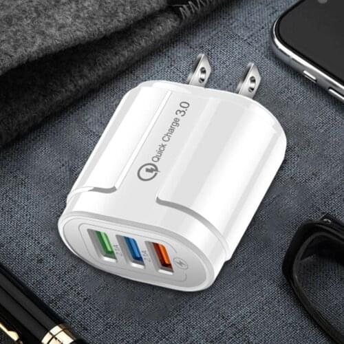 1PC Usb Fast Charger Quick Charge 3.0 Universal Wall 11 Chargers Phone For iphone Charging Mobile Charger Tablet U1X8