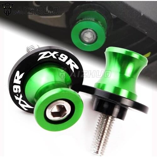 10MM Motorcycle Swingarm Slider Spools Stand Screw FOR KAWASAKI ZX-9R ZX9R ZX 9R ZX9 R 1998 1999 2000 2001 2002 2003