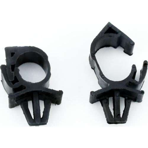 10Pcs Car Wiring Harness Fastener Clips For Car Route Fixed Clips Corrugated Pipe Tie Wrap Cable Clamp Oil Pipe Beam Line Clip