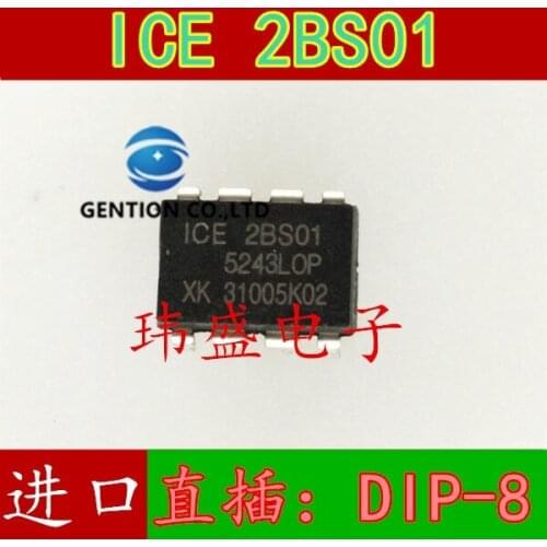 10PCS ICE2BS01 DIP-8 2BS01 LCD power management chip pulse width modulation in stock 100% new and original