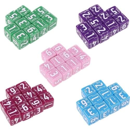 10pcs/set 6-sided Line Dices Beads Blank Desktop Table Board Role Playing Games N0PC