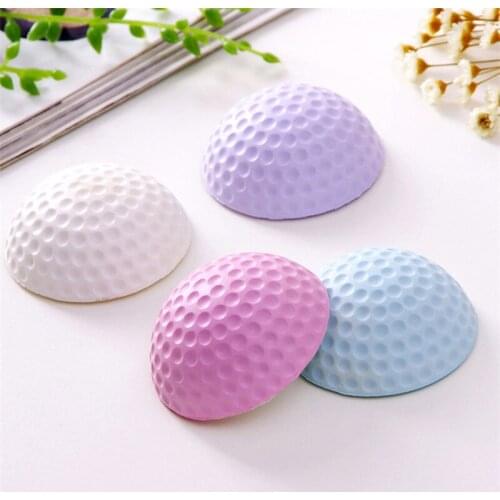 2Pcs/set Wall Thickening Mute Door Suspension Golf Modelling Rubber Fender Handle Door Lock Protective Pad Protection Wall Stick