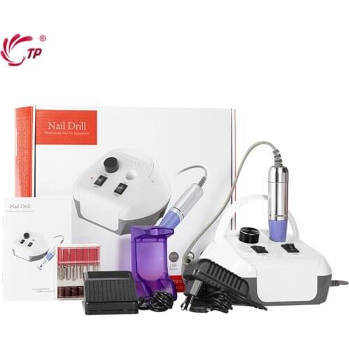 24W 35000 RPM Electric Nail Drill Machine Mill Cutter Sets For Manicure Nail Tips Manicure Electric Nail Pedicure File Tool Kits
