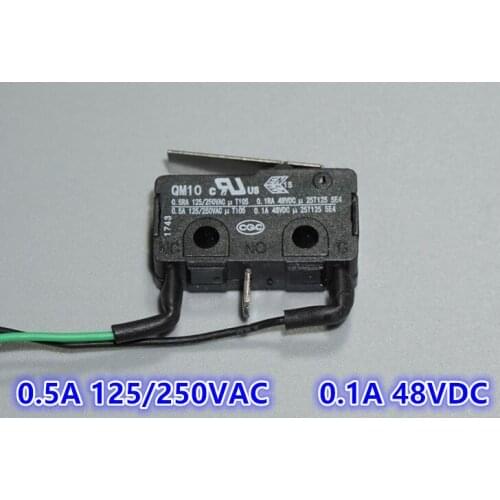 4/8pcs QM10 Honeywell 0.5A 125/250V AC 0.1A 48VDC Gold plated contact microswitch micro switch KW11 W/cable welded