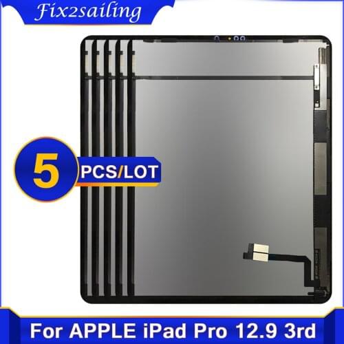 5PCS For iPad Pro 12.9'' 3rd Gen A1876 A1895 A1983 A2014 LCD Display Touch Screen Digitizer Assembly For iPad Pro 13 LCD Panel