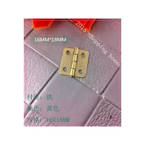 A020 Hardware accessories Wooden packing box accessories small mini hinge rectangular flat sheet 16mm*18mm
